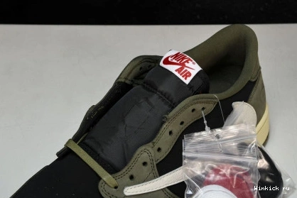 Air Travis 1 Low x OLIVE BLACK OG Scott Jordan 0707